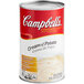A case of 12 Campbell's Condensed Cream of Potato Soup cans.
