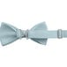 A light blue Henry Segal poly-satin bow tie with an adjustable band.