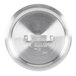 A close-up of a Thunder Group stainless steel lid for a double boiler.