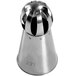 A stainless steel Carpigiani regular nozzle with a round top.