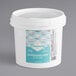 A white plastic container of Creamery Ave. Ready-to-Use Marshmallow Dessert/Sundae Topping.