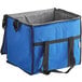A blue and black Choice insulated cooler bag.