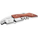 An Acopa Flex waiter's corkscrew with a rosewood handle and metal blade.