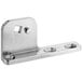 A stainless steel bottom right hinge for an Avantco reach-in.