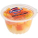 A plastic container of Premium Tropical fruit cups.