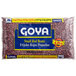A white bag of Goya small red beans.