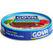 A case of 24 blue and white tins of Goya Guava Paste.