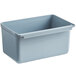 A grey plastic container for a cart.