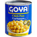 A Goya #10 can of chick peas with a blue label.