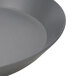 An American Metalcraft hard coat anodized aluminum pizza cutter pan with a handle.
