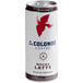 A white La Colombe Mocha Latte can with a red logo of a dove.