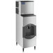 An Avantco stainless steel ice machine with a water dispenser.