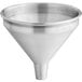 An American Metalcraft aluminum funnel with a white background.