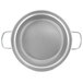 A silver aluminum Vollrath Wear-Ever inset pot with handles.