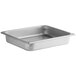 A Vigor stainless steel 2/3 size steam table pan with a lid.