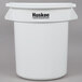 A white Continental Huskee ingredient storage bin with flat top lid and black text.