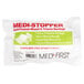 A white package with green and red text for a Medique 5" x 9" Bloodstopper Compress.