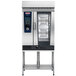 A Rational iCombi Pro commercial oven with a stainless steel door on a stand.