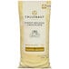 A bag of Callebaut Recipe CW2 White Chocolate Callets with a label.