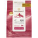 A bag of Callebaut RB1 Ruby Couverture chocolate callets with a label on a white background.