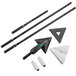 A group of black and green Unger Stingray refillable surface cleaning tools.