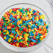 A bowl of Rainbow Alphabet Sprinkles.