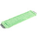 A green fuzzy Unger SmartColor MicroMop pad with a silver handle.