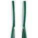 Green and white Thunder Group flat grip tongs.