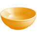 An Acopa Capri mango orange stoneware bowl on a white background.