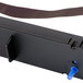 A black rectangular Point Plus ink ribbon with a blue cap.