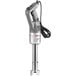 A silver Robot Coupe CMP250VV hand held immersion blender with a cord.