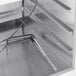 An Avantco countertop blast chiller/freezer on a metal shelf.
