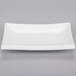 A white rectangular CAC Tokyia porcelain platter.