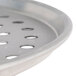 An American Metalcraft perforated tin-plated steel pizza pan with holes.