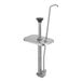 A Server stainless steel water pump with angled spout and lid.