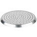 An American Metalcraft heavy weight aluminum circular pizza pan with holes.