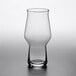 A clear Rastal Craft Master One beer glass with a curved rim.