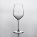 A Chef & Sommelier universal wine glass with a pour line.
