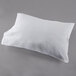 A white Oxford Superblend pillow case on a gray surface.