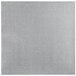 A close-up of a gray linen-feel square napkin.