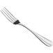 An Acopa Brigitte stainless steel dinner fork with a silver handle.