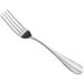 An Acopa Brigitte stainless steel table fork with a silver handle.