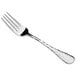 An Acopa Inspira stainless steel salad/dessert fork with a textured handle.