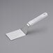 A Choice beveled square edge turner with a white handle.