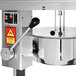 A Cretors floor model popcorn popper with an ANSUL fire suppression system.