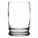 A Libbey clear water glass.