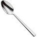A WMF Edita stainless steel demitasse spoon with a silver handle.