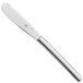 A WMF by BauscherHepp stainless steel bread and butter knife with a white handle.