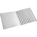 A Mr. Bar-B-Q stainless steel grill sheet with holes.