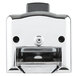 An Advance Tabco wall mount push button soap dispenser with a chrome finish.